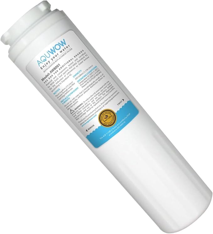 Refrigerator Water Filter Replacement for UKF8001, 4396395, EveryDrop(R) EDR4RXD1, Pur FILTER 4, and 46-9005 – NSF Certified Clean, Purified Drinking Water (3-Pack Premium, 3, Count)
