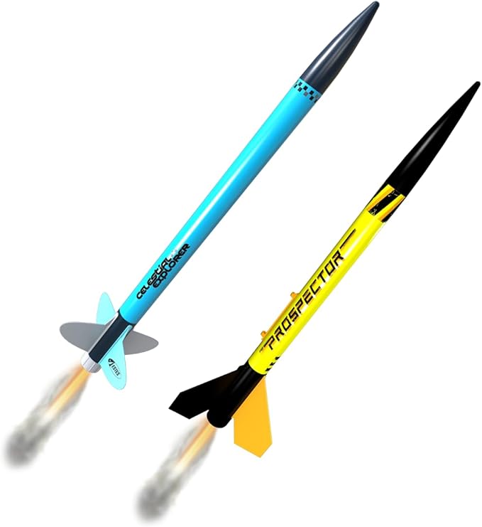 Estes 3238 Pathfinder Launch Set, Beginner Dual Model-Rocket Kit with Launch Pad and Controller for Ages 10+