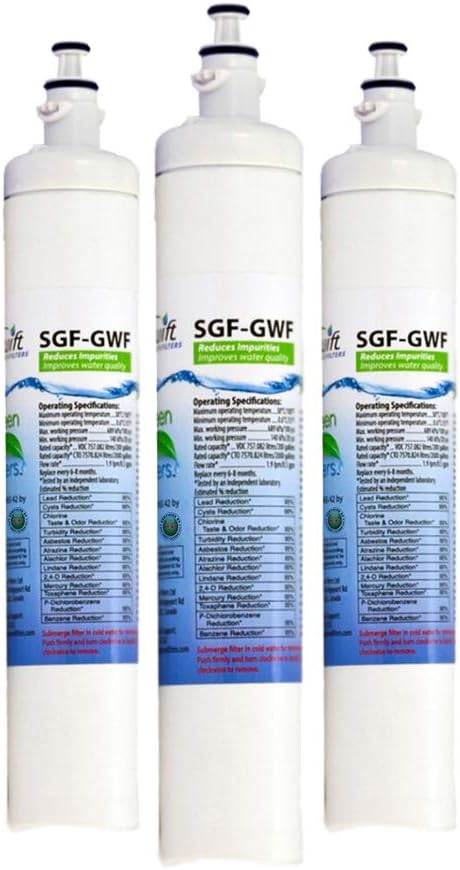 Swift Green Filters SGF-GWF (3 pack) RPWF, PFE29P, GFE29H SGF-GWF GE Replacement Water Filter