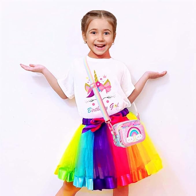 Girls Purse for Kids Age 3-12 - Purse for Little Girl Gifts, Crossbody Bag
