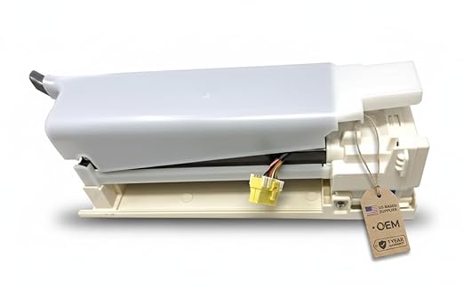 for Samsung DA97-15217D Refrigerator Ice Maker Assembly (Replaces DA97-15217A) Genuine Original Equipment Manufacturer (OEM) Part