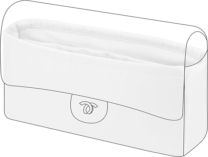 DGAZ Purse Organizer Insert，Silk Bag Organizer，Luxury Handbag & Tote Shaper Fits Chanel CF Bags