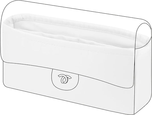 DGAZ Purse Organizer Insert，Silk Bag Organizer，Luxury Handbag & Tote Shaper Fits Chanel CF Bags