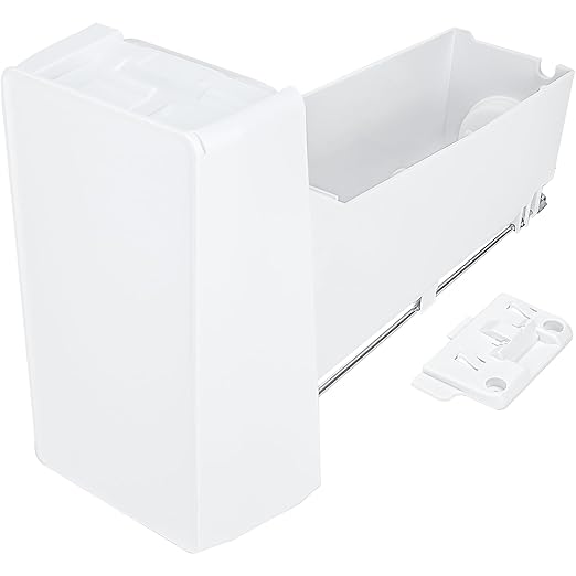 Upgraded DA97-20156B Refrigerator Ice Bucket Compatible with Samsung Refrigerator Ice Container Assembly RF28R7351SG, RF28R7201SG, RF27T5241SG, etc, Ice Maker Ice Bin, One Year Warranty