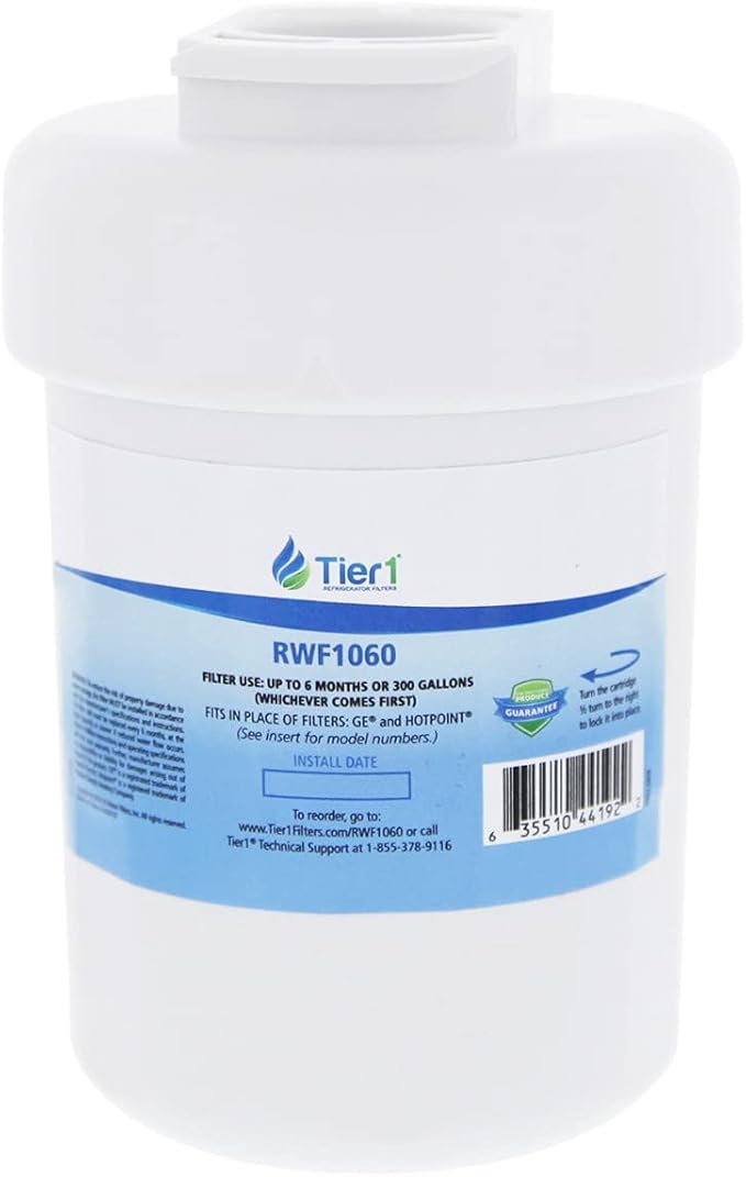 Tier1 Refrigerator Water & Air Filter Combo | Replacement for GE SmartWater MWFP, MWFA, GWF, GWFA, HWF, Kenmore 9991, 46-9991, 469991, WSG-1, WFC1201, ODORFILTER, Fridge Filter