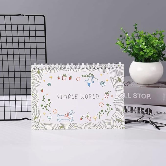 UFU 2 Pcs Sticker Book Collecting Album Reusable Sticker Organizer Storage Book for Stickers Collection A5 (64 Pages)