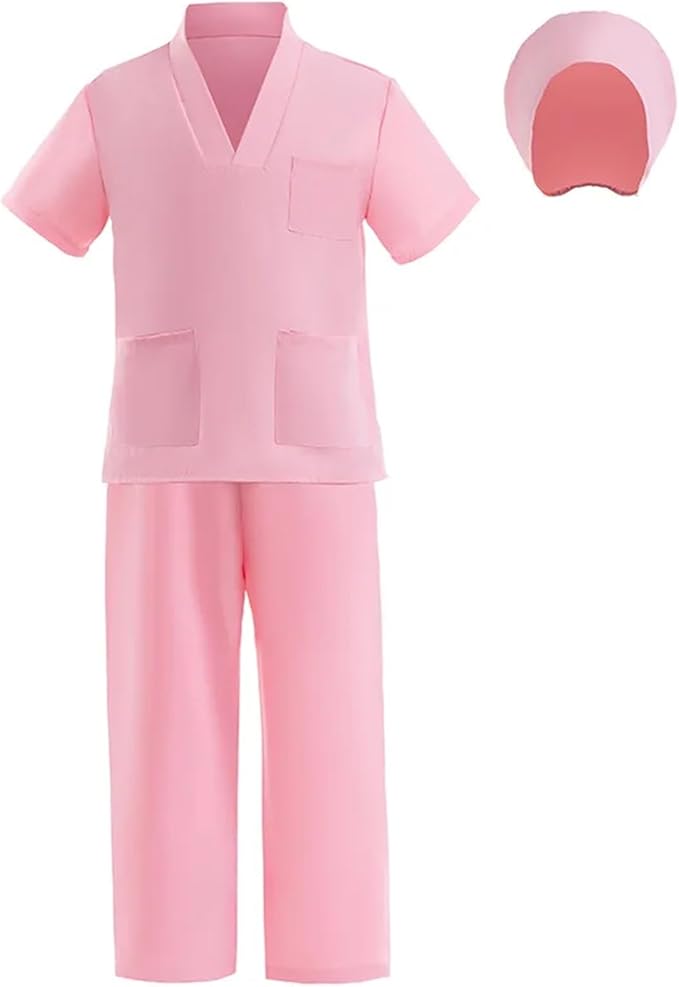 Doctor Costume Set - Nurse Role Play Outfit with Accessories for Halloween and Dress-Up Fun