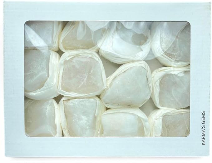 Mineral Crystal Flat Box (White Quartz)