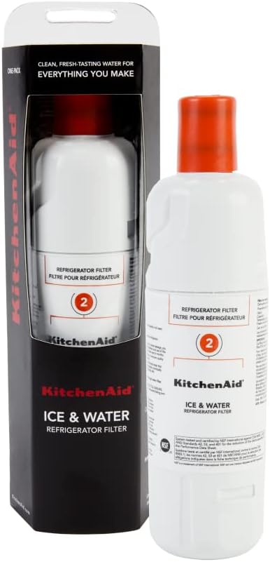 KitchenAid® KAD2RXD1 Ice, Orange Refrigerator Water Filter 2-KAD2RXD1, Single-Pack