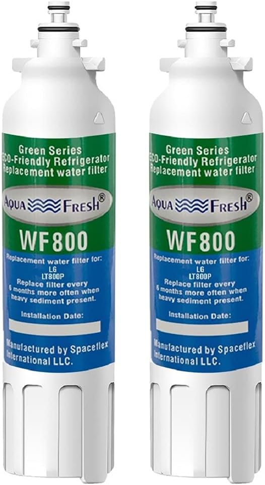 Aqua Fresh LT800P Water Filter Replacement for LG LT800p, ADQ73613401, ADQ73613402, ADQ73613408, ADQ75795104, LSXS26326S, LMXC23746S, LMXC23746D. (2 Pack)