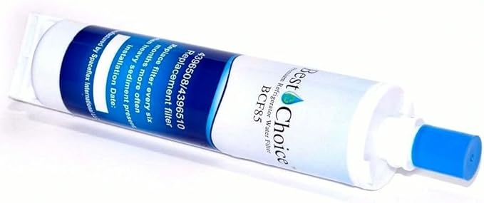 Best Choice Water Filter Replacement For Whirlpool 4396508, 4396510, EveryDrop EDR5RXD1 Filter 5, NL240V, WFL400, PUR W10186668 Certified Refrigerator Cartridge (4-Pack)