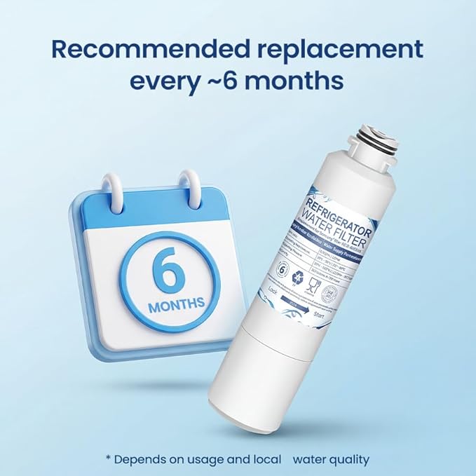 DA29-00020B Water Filter, Replacement for Water Filter DA29-00020B, HAF-CIN, RS25J500DSR, RF28HMEDBSR, HAF-CIN/EXP, RF4287HARS, RF28HFEDBSR(3 Filters)
