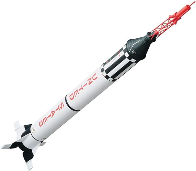 Estes 1921 Mercury Redstone Rocket-Building Kit, Advanced Flying-Rocket-Model Kit for Ages 10+