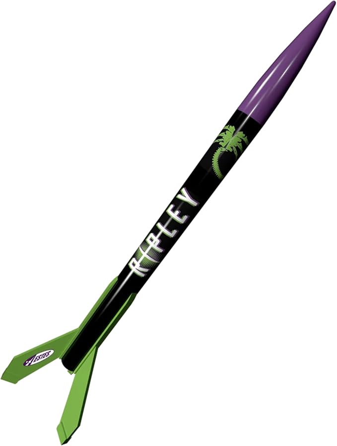 Estes 0653 Ripley Rocket-Building Kit, Intermediate Mini Flying-Model-Rocket Kit for Ages 13+