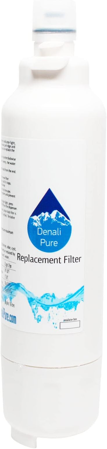 5-Pack Replacement for LG LSXS26366S Refrigerator Water Filter - Compatible with LG LT800P, ADQ73613401 Fridge Water Filter Cartridge