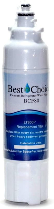 BCF80 Compatible With LG LT800P Certified Refrigerator Replacement Cartridge Fits ADQ73613401, ADQ73613402, Kenmore 9490, 46-9490, 469490 (5-Pack)