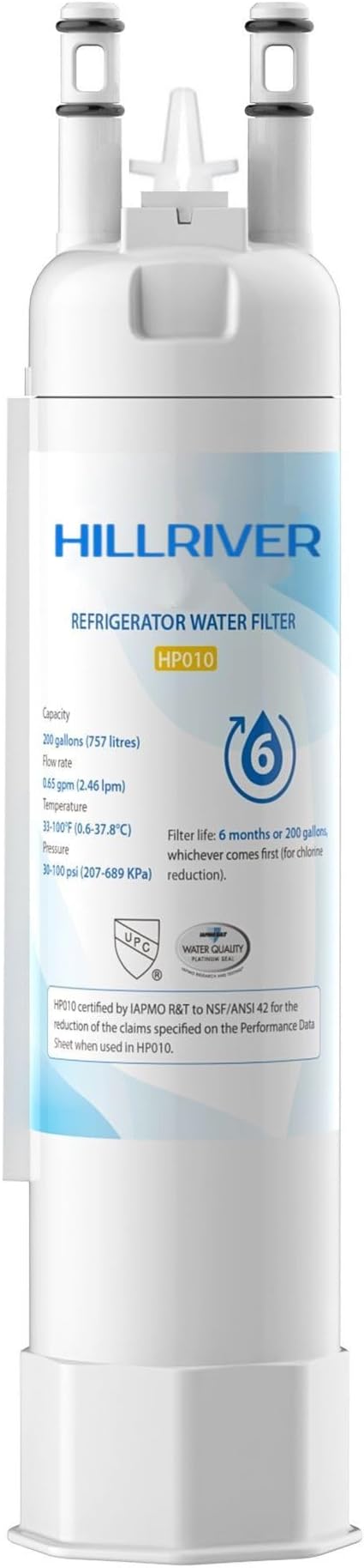 FPPWFU01 EPPWFU01 Water Filter Replacement, Compatible with EPPWFU01 PureAdvantage PWF-1, Frigidaire FPPWFU01 PurePour PWF-1 (1 Count)
