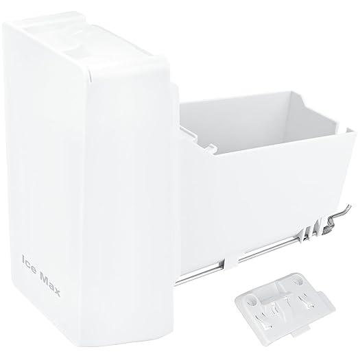 DA97-20157B, DA97-20157A Refrigerator Ice Bucket Compatible with Samsung RF22R7351SG, RF24R7201SR, RF27CG5400SR, etc Series Refrigerators Ice Container, Part Number: 4993476, PS12720126, etc