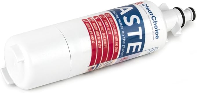 Clear Choice Taste Filter Replacement for LG LT700P ADQ36006101-S Filter Compatible with EFF-6032A WF700 WFC2401 WLF-01 Refrigerator Water Filter, NSF/ANSI 42, Box of 1, Made in the USA