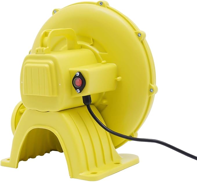 Bounce House Blower, 1100W 1.5HP Air Blower Commercial Electric Blower for Inflatable 3250rpm IP24 Low Noise Portable Fan Pumpfor Water Slide Jumper Bouncy Castle