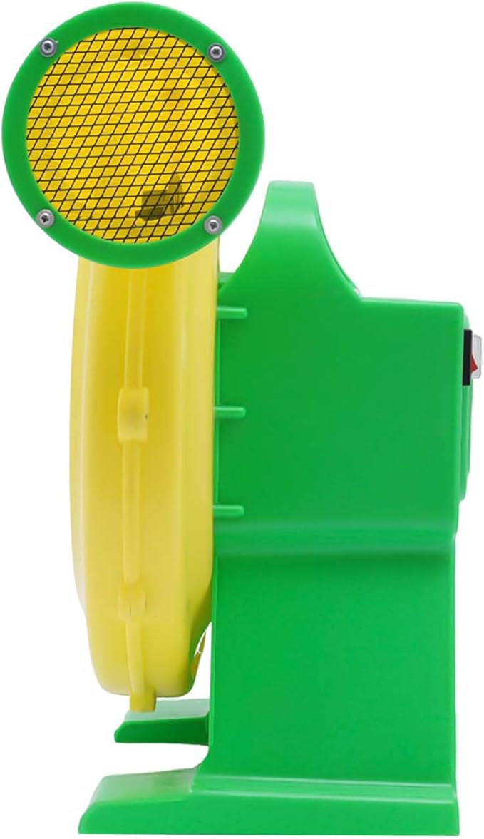 Bounce House Blower, 1100W 1.5HP Air Blower Commercial Electric Blower for Inflatable 3250rpm IP24 Low Noise Portable Fan Pumpfor Water Slide Jumper Bouncy Castle