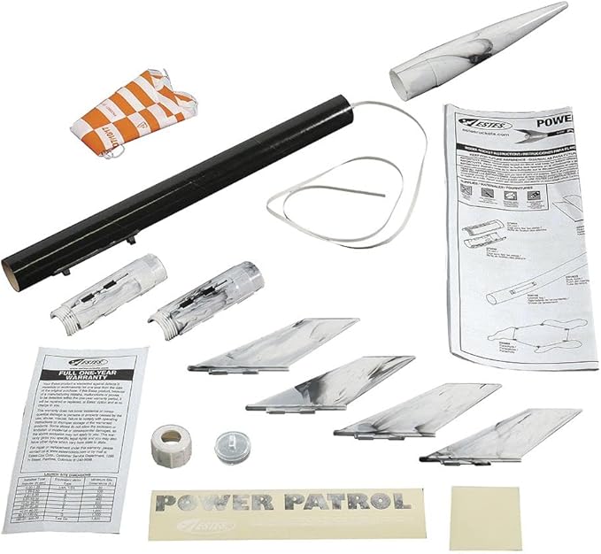 Estes Power Patrol Model Rocket Kit, Brown/a, 20 inches (2481)