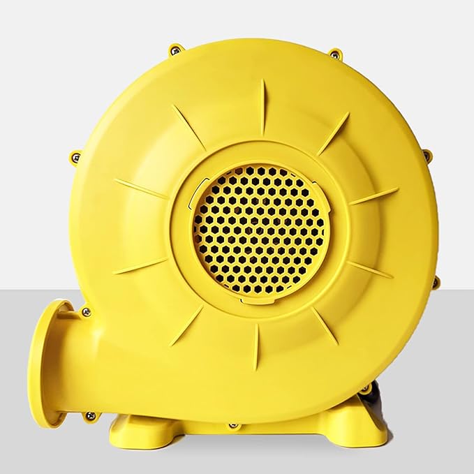 Commercial Inflatable Bouncer Blower - Powerful Pump Fan for Bouncy Castle, Jumper, Perfect Air Blower for Inflatables (Yellow) 350/450w/680/750/950w