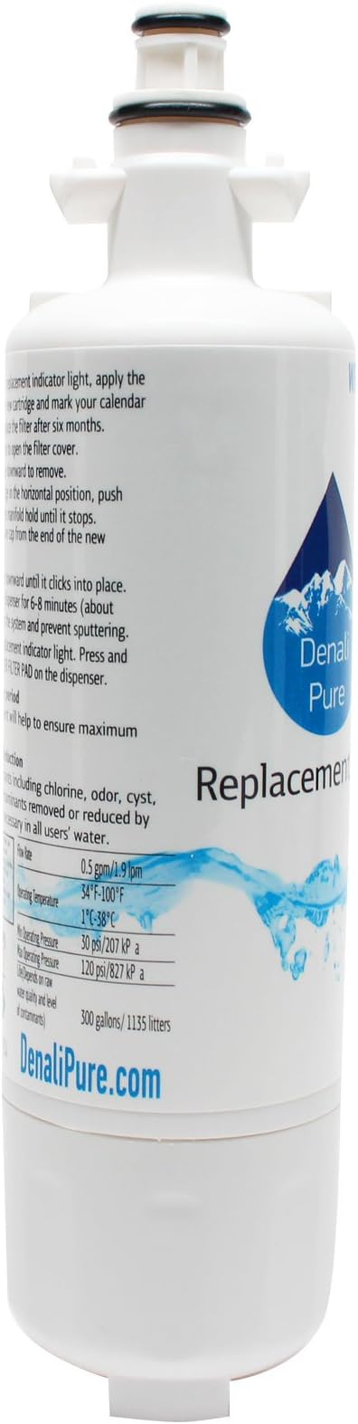 Replacement for LG ADQ36006102-S Refrigerator Water Filter - Compatible with LG ADQ36006102-S Fridge Water Filter Cartridge