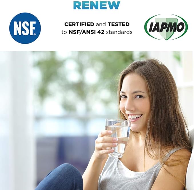 Renew Replacement for LG LT800P, ADQ73613401 and Kenmore Elite 46-9490, 9490, 469490, ADQ73613402 Refrigerator Water Filter (1 Pack)