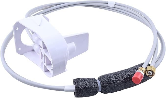 Refrigerator Water Filter Head & Tubing Assembly WR17X22066 WR17X11920 WR02X45209 Compatible for GE