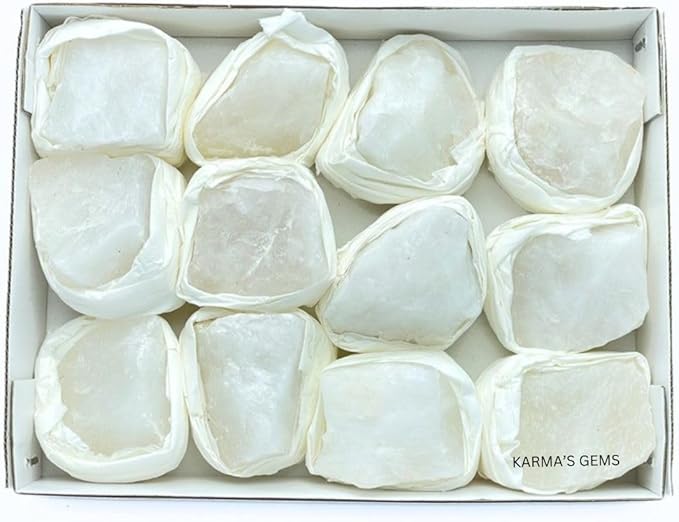 Mineral Crystal Flat Box (White Quartz)