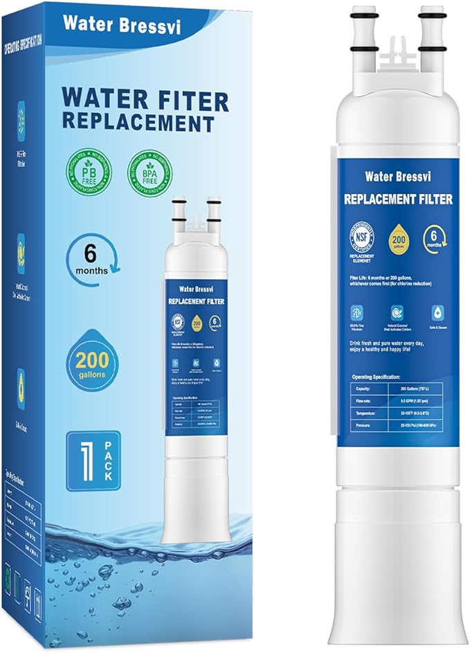 FPPWFU01 Water Filter Replacement Compatible with Frigidaire FPPWFU01, Electrolux FPPWFU01, PureAdvantage, PWF-1 FPPWFU01 PurePour Water Filter, Remove Impurities from Water (1-PCS)