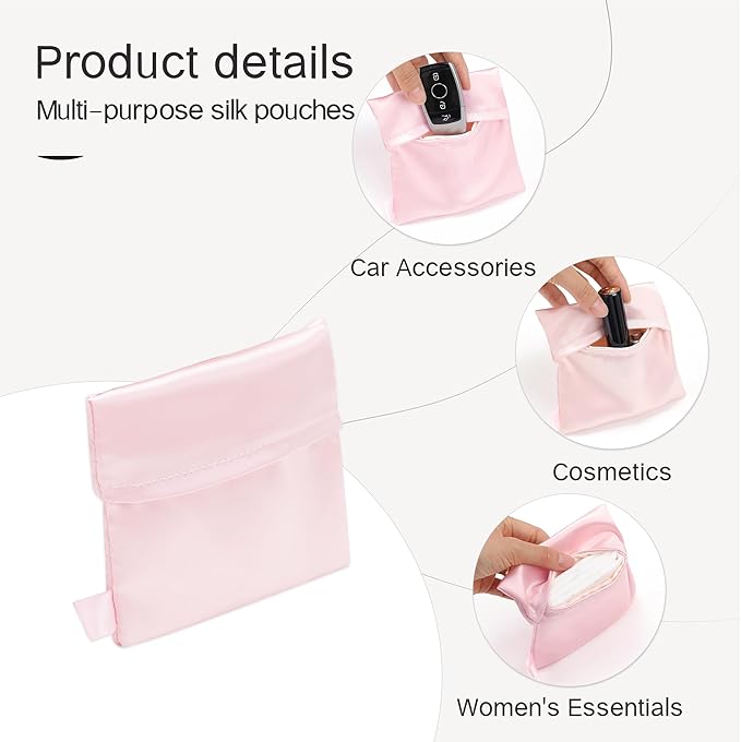 Silky Bag Insert Fit for Hermes Lindy 19/26, Silky Purse Organizer, Lightweight and Silk Touch (Fits Mini Lindy 19, Pink)