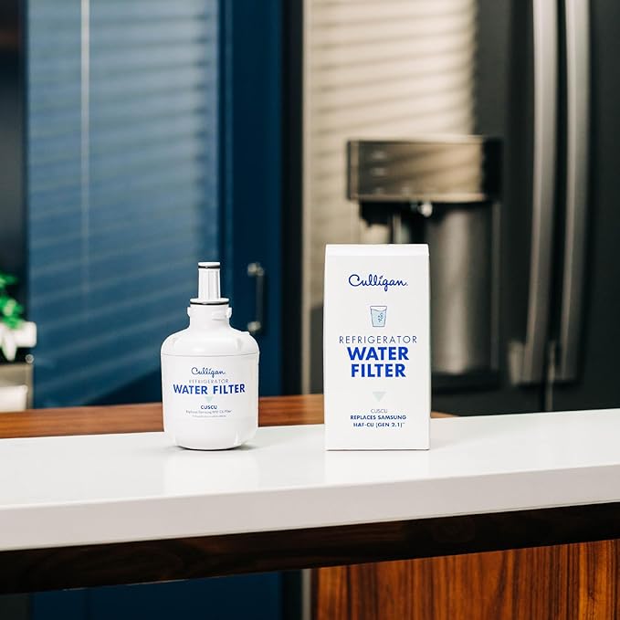 Culligan CUSCU Refrigerator Water Filter | Replacement for Samsung Water Filter (HAFCU1) | Replace Every 6 Months | Pack of 1