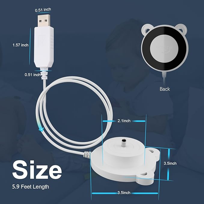 USB Charging Station for Toniebox Extra Charger, Compatible with Tonie Box Audio Player Charging Cord