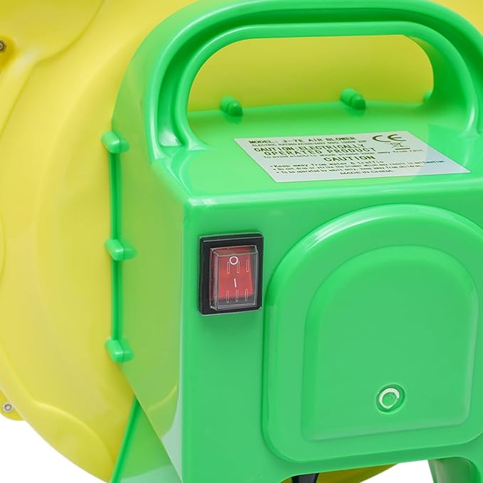 Bounce House Blower, 1100W 1.5HP Air Blower Commercial Electric Blower for Inflatable 3250rpm IP24 Low Noise Portable Fan Pumpfor Water Slide Jumper Bouncy Castle