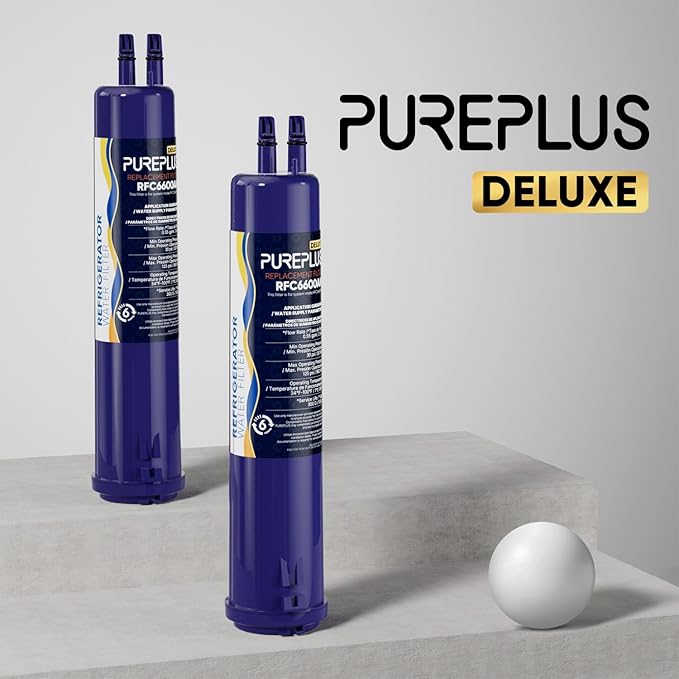 PUREPLUS Compatible with 4396841, 4396710, Everydrop® Filter 3, EDR3RXD1, 46-9083, 46-9030, 9030, 9083, Refrigerator Water Deluxe Filter, 3Pack