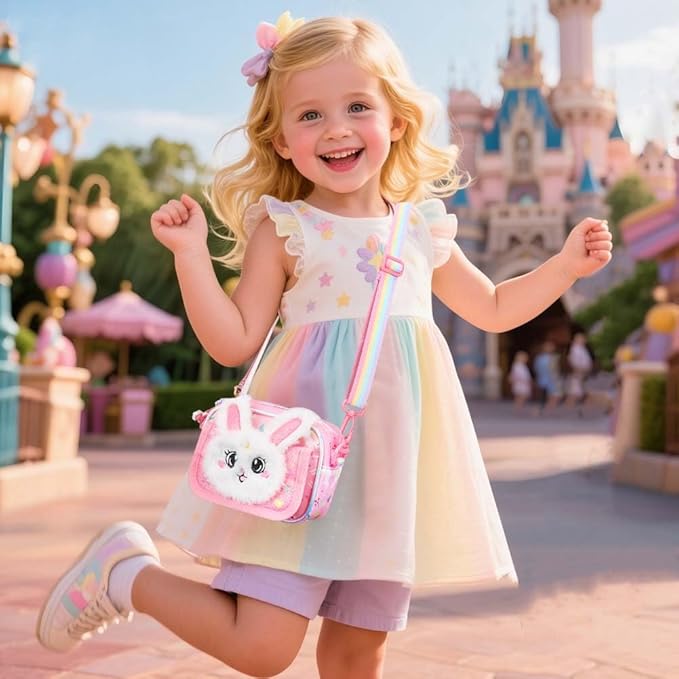 Girls Purse for Kids Age 3-12 - Purse for Little Girl Gifts, Crossbody Bag