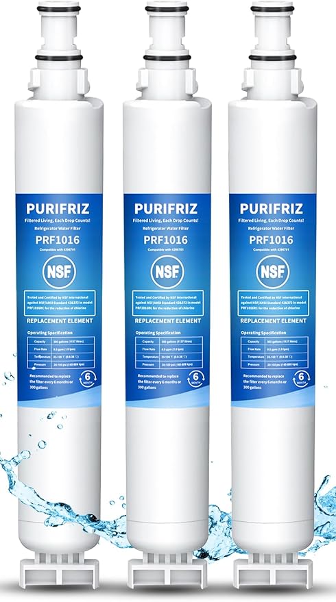 4396701 Compatible with Kenmore 9915, 469915, Whirlpool EDR6D1, WF293, RWF2000A, LC200V, SGF-W10, L200V, RWF1021, Filter 6, WFL200, 4396702, EFF-6001A, Refrigerator Water Filter, 6 Months