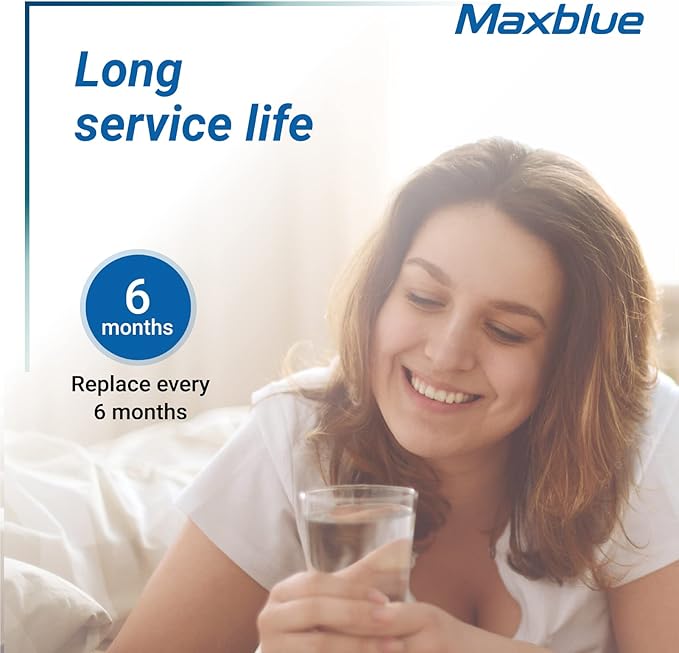 Maxblue UKF8001 Refrigerator Water Filter, Replacement for Maytag UKF8001, EDR4RXD1, EveryDrop Filter 4, Whirlpool 4396395, UKF8001AXX-200, Kenmore 469006, 469992, Puriclean II, Pack of 1
