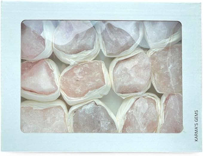 Mineral Crystal Flat Box (Rose Quartz)