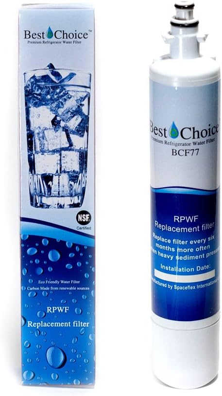 Best Choice Water Filters fits GE RPWF Certified Refrigerator Replacement Cartridge 6-Pack (Does not fit RPWFE)
