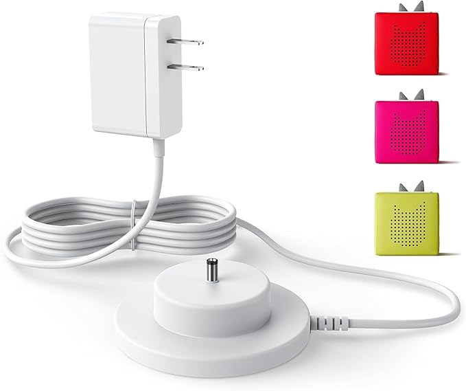 Replacement for Tonie Box Charger: Replacement for Tonies Charger Charging Base Power Cord, Compatible with Toniebox Audio Player Starter Set