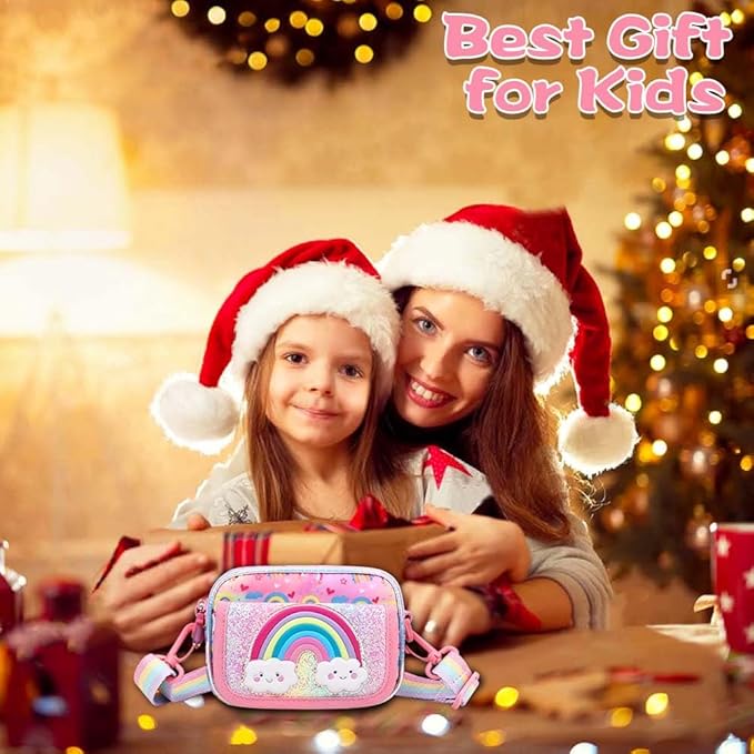 Girls Purse for Kids Age 3-12 - Purse for Little Girl Gifts, Crossbody Bag