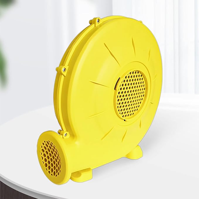 Commercial Inflatable Bouncer Blower - Powerful Pump Fan for Bouncy Castle, Jumper, Perfect Air Blower for Inflatables (Yellow) 350/450w/680/750/950w
