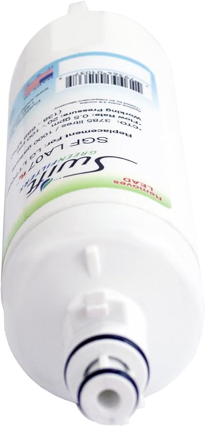 SGF-LA07 Rx Pharmaceutical Replacement water filter for LG LT700-P, 46-9690, ADQ36006102, ADQ36006101,EFF-6032A,PH21410 by Swift Green Filters (1pack)
