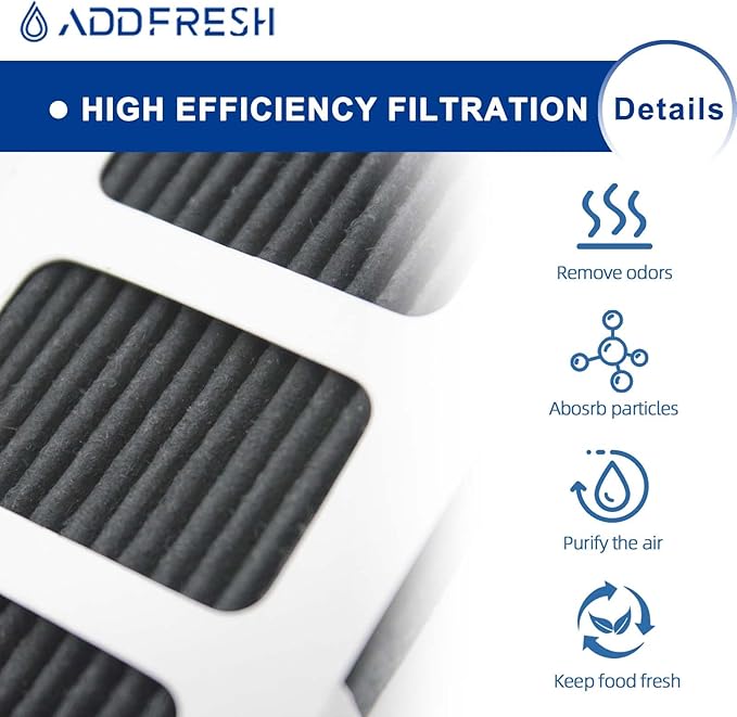 Refrigerator Air Filter Replacement Compatible with Paultra2 Frigidaire PureAir Ultra 2 - Pure Air Ultra 2 - Pureair Ultra ii and Electrolux - Part 242047805 and 5303918847-4 Filters