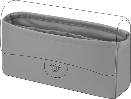 DGAZ Purse Organizer Insert，Silk Bag Organizer，Luxury Handbag & Tote Shaper Fits Chanel CF Bags