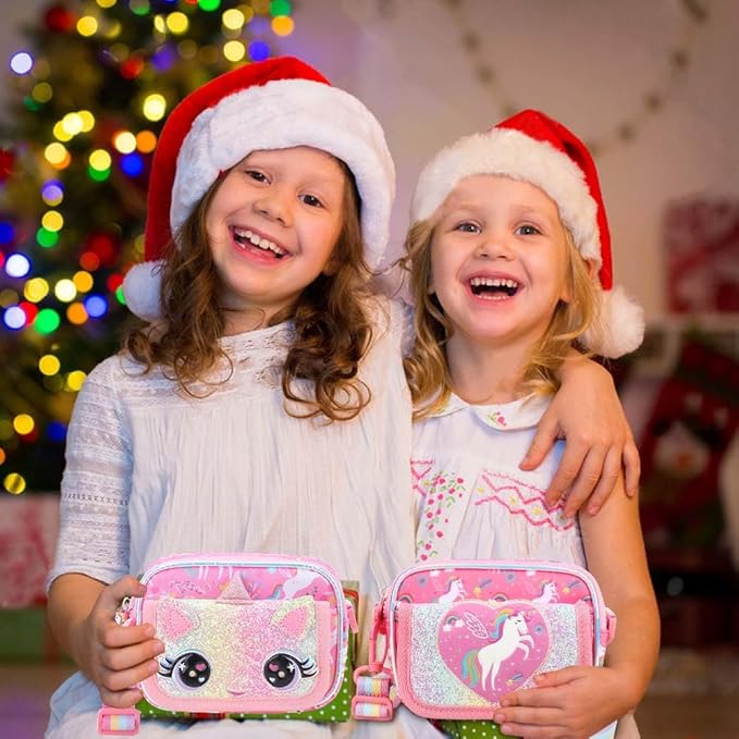Girls Purse for Kids Age 3-12 - Purse for Little Girl Gifts, Crossbody Bag