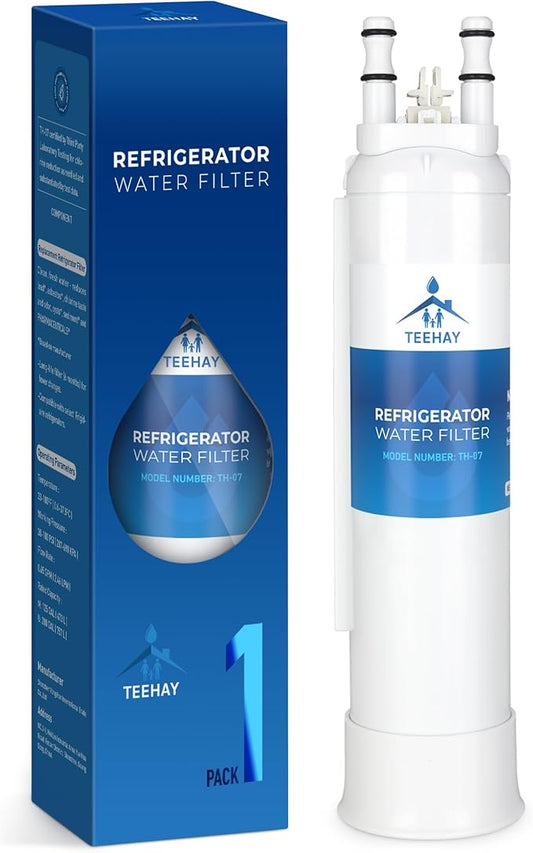 TEEHAY FPPWFU01 PurePour PWF-1 Water Filter Replacement, Compatible with Frigidaire FRFG232LAF, FRFS2823AS, FRFS2823AW, FRSC2333AS, FRSS2323AB, FRSS2323AD, FRSS2323AS, FRSS2323AW, FRSS2333AS, 1 Pack